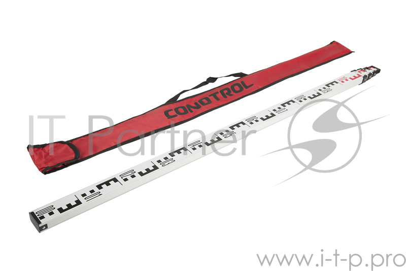 Рейка нивелирная CONDTROL TS 4м телескопическая алюм.