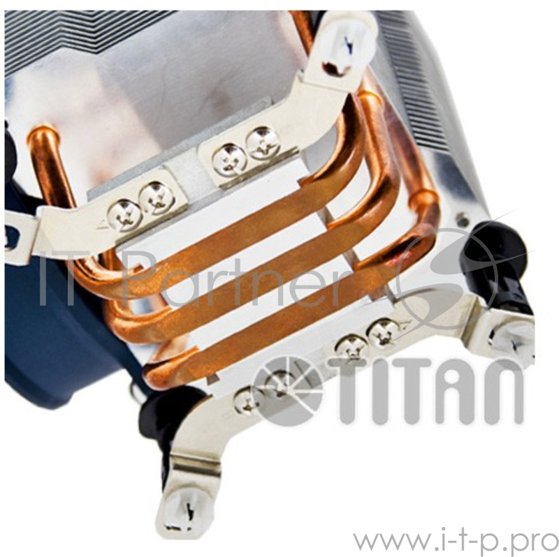 Вентилятор Cooler Titan (TTC-NK35TZ/RPW(KU)) для s775/K8/1366/1156 , 2600 rpm, аллюминий+медь+6 теплотрубок