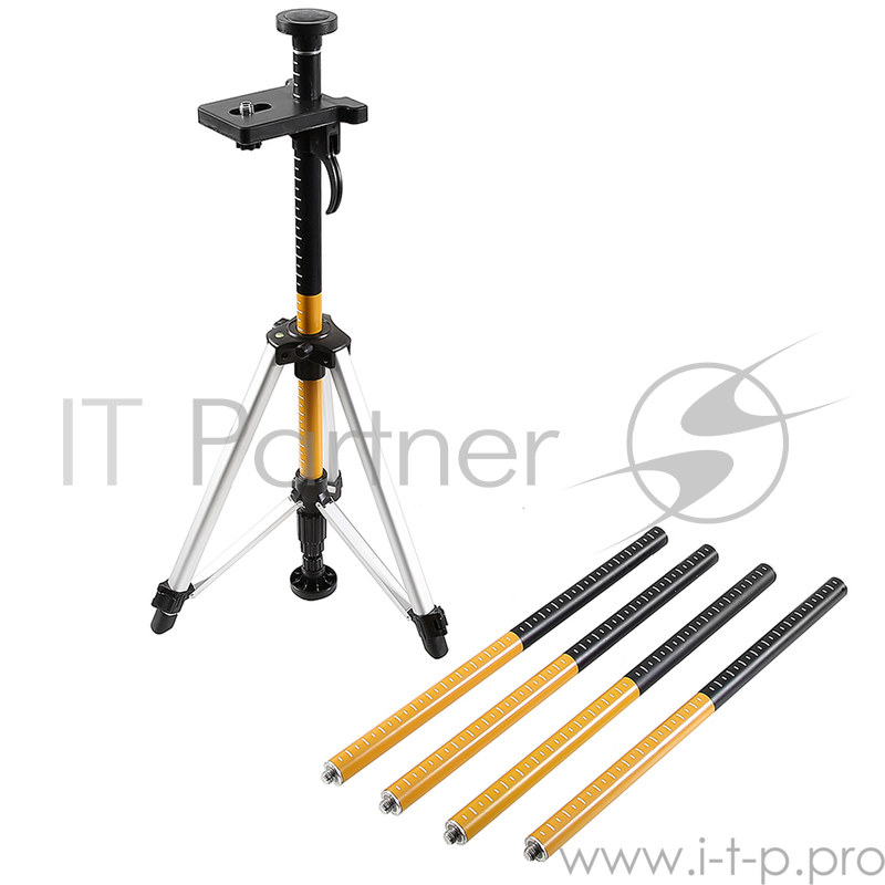 Штанга распорная телескопическая ADA Silver с треногой в комплекте Длина 3,6м Резьба 5/8
