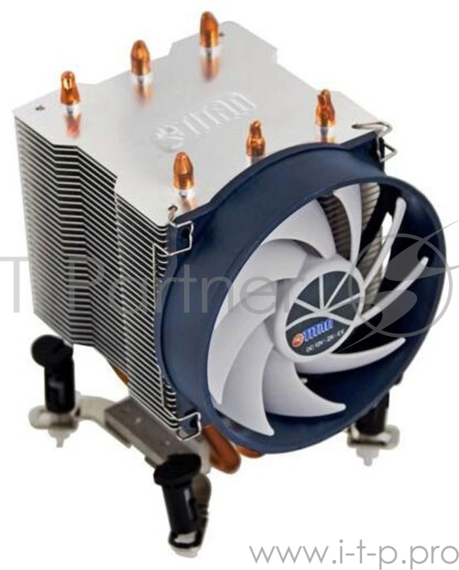 Вентилятор Cooler Titan (TTC-NK35TZ/R(KU)) для s775/K8/1366/1156, 2200 rpm, аллюминий+медь+6 теплотрубок