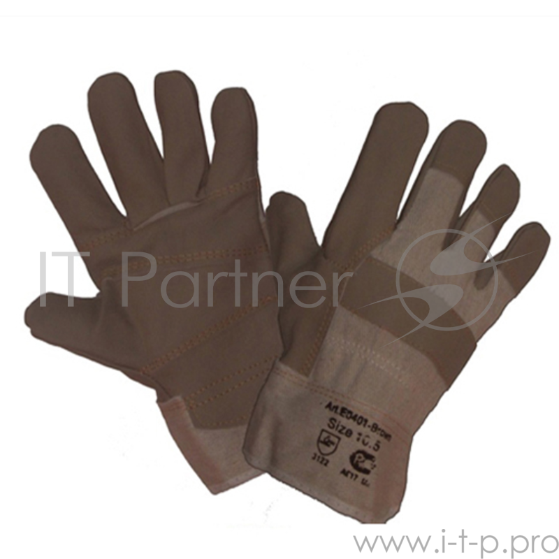 Перчатки TON Brown per33 кожаные комбинированные
