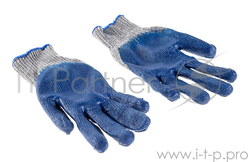 Перчатки Hammer Flex 230-025 особо прочные ХБ с латексным обливом