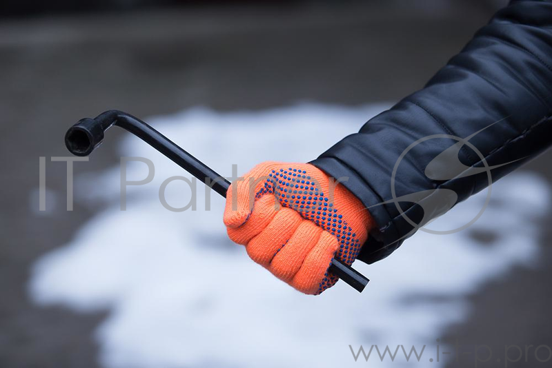 Перчатки утеплённые Hammer Flex 230-027 акрил/шерсть с ПВХ нанесением