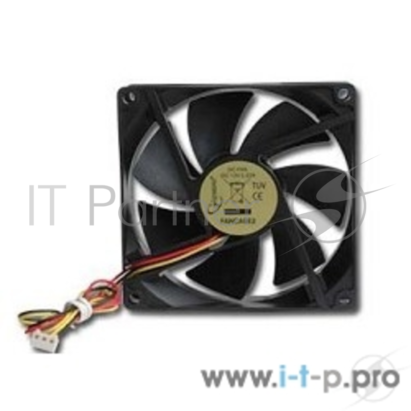 Вентилятор Gembird Вентилятор для корпуса 92x92x25mm, sleeve, узкий разъем 3pin FANCASE2