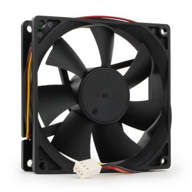 Вентилятор Gembird Вентилятор для корпуса 92x92x25mm, sleeve, узкий разъем 3pin FANCASE2