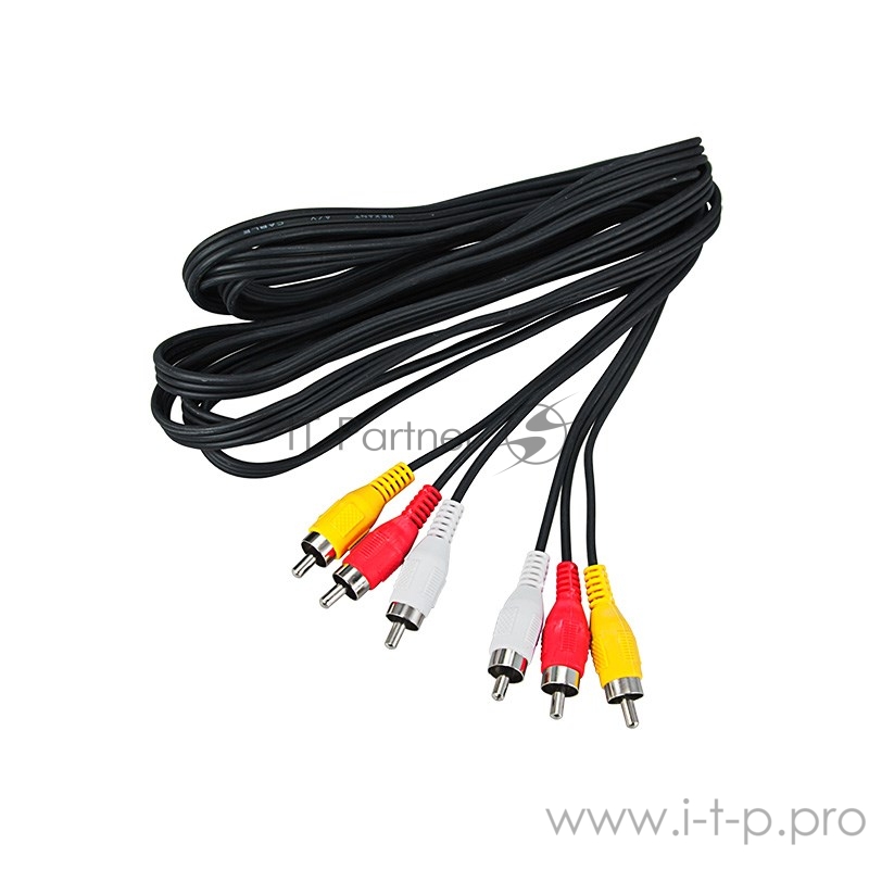 Кабель Rexant (17-0206) Шнур 3х3 RCA 7М