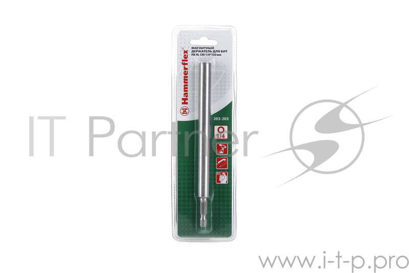 Магнитный держатель для бит Hammer Flex 203-203 PB HL CM 1/4''*150мм