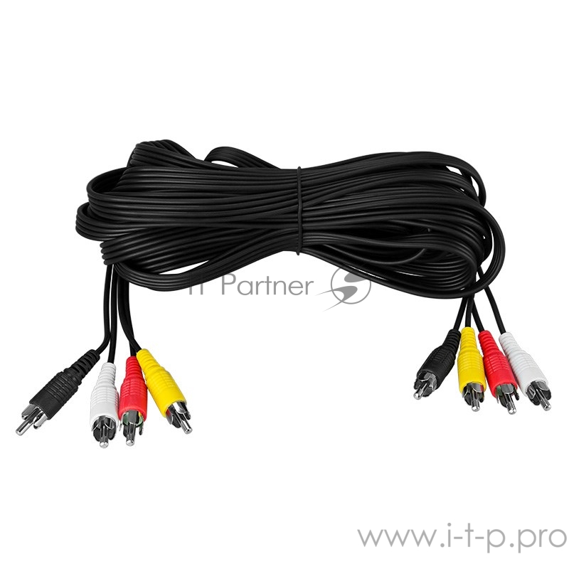 Кабель Rexant (17-0306) Шнур 4х4 RCA 7М