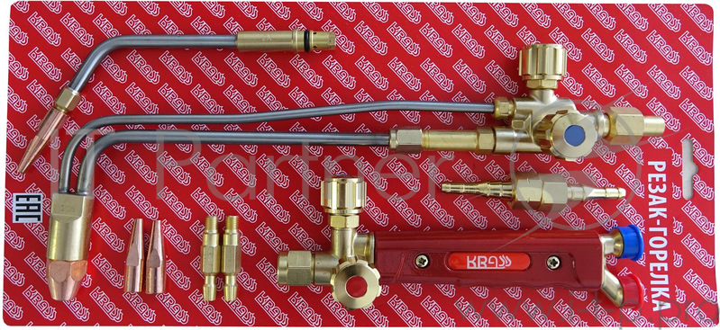Комплект KRASS РГ-1А резак + горелка ацетилен