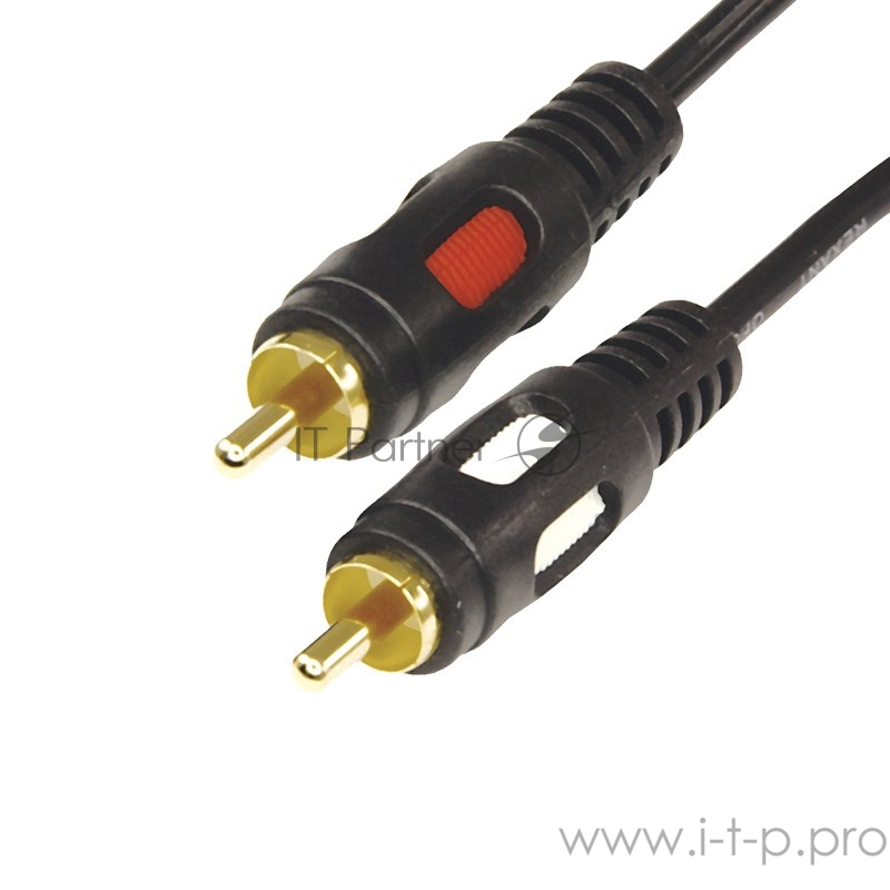 Кабель Rexant (17-0148) Шнур 2RCA Plug - 2RCA Plug 10М (GOLD)