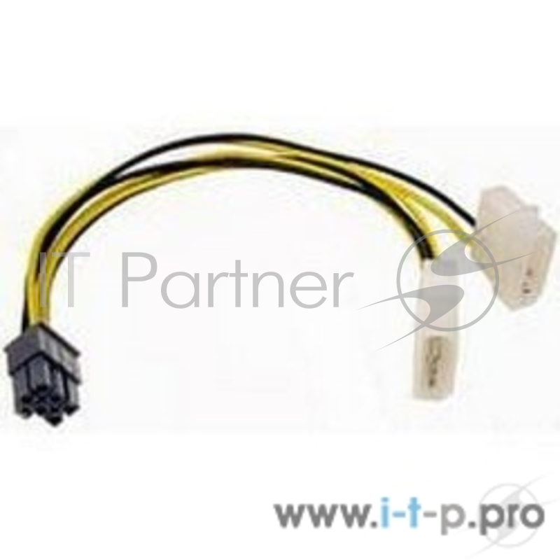 Кабель Gembird Разветвитель питания , 2xMolex-PCI-E 6pin, для подкл. в/к к б/п CC-PSU-6