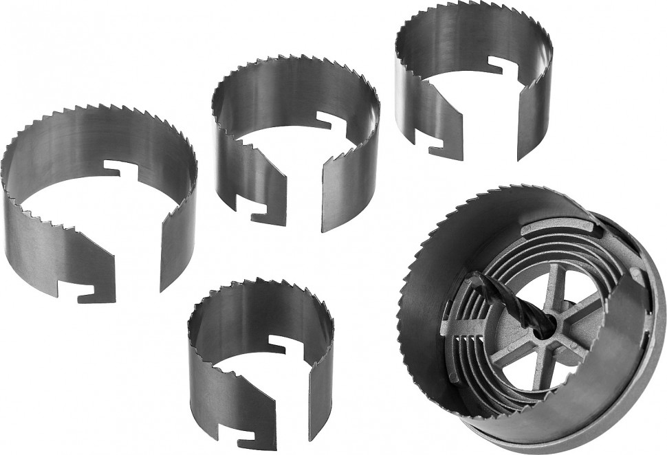 Набор коронок STAYER 2957-095 по дереву 60-95х32мм