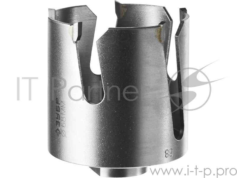 Коронка твердосплавная ЗУБР 29514-55 ПРОФИ ПРОУНИВЕРСАЛ бетон кирпич керам d55мм