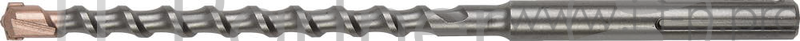Бур ЗУБР 29350-340-16_z01 SDSMAX Ф16х200/340мм 2 резца спираль шнек