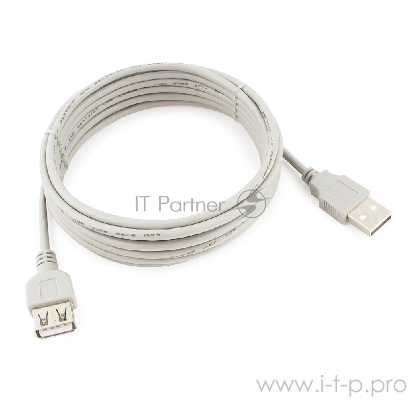 Кабель Gembird CC-USB2-AMAF-10 USB 2.0 кабель удлинительный 3.0м AM/AF , пакет