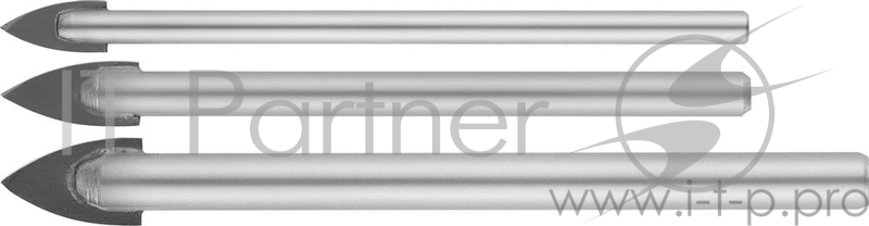 Набор сверл STAYER MASTER 2986-Н3 набор : сверла по керамике и стеклу d5-6-8мм