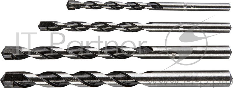 Набор сверл STAYER PROFESSIONAL 2915-H4 по бетону ударные 5/6/8/10мм 4шт.