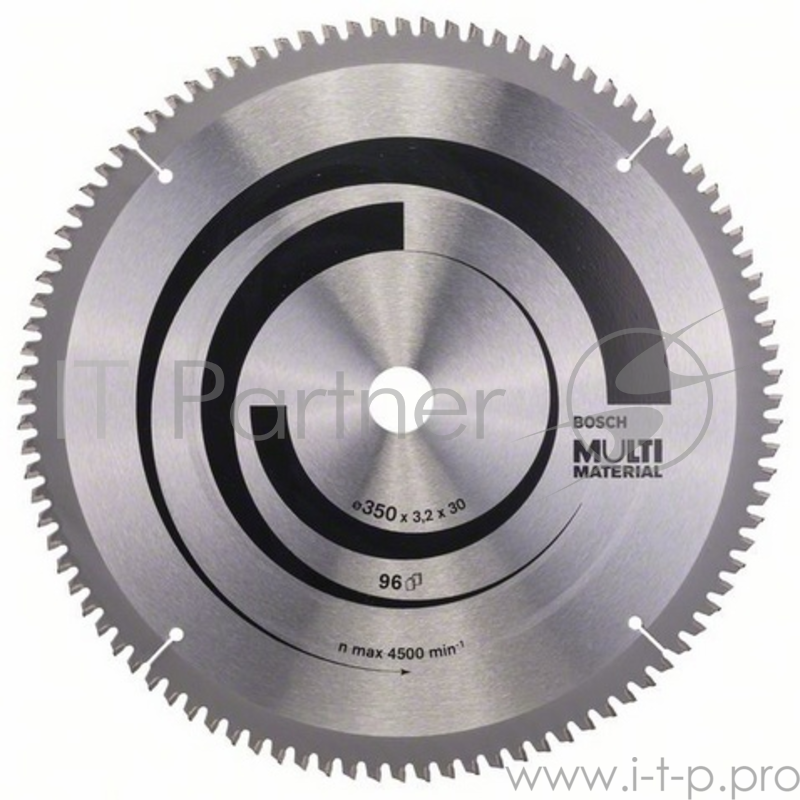 Круг пильный твердосплавный BOSCH 2608640770 350х3,2мм 30мм 96 MULTIMATER