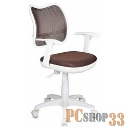 Офисное кресло или стул Бюрократ CH-W797/BR/TW-14C кресло (спинка сетка коричневый сиденье коричневый TW-14C (пластик белый))