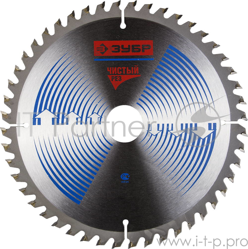 Круг пильный твердосплавный ЗУБР 36905-185-16-48 ЭКСПЕРТ чистый рез по дереву 185х16мм 48T