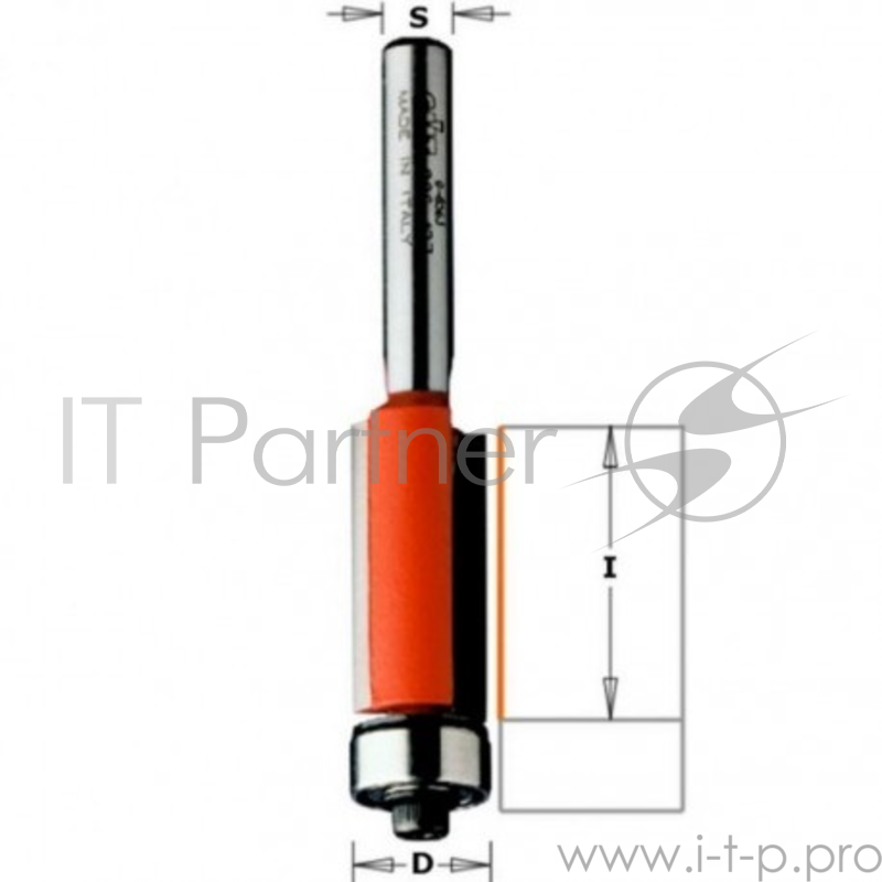 Фреза CMT 706.127.11 обгонная нижн. подш. S=6 D=12.7x25.4