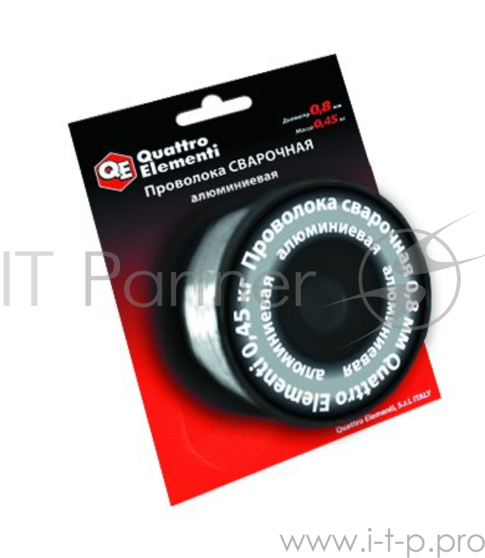 Проволока сварочная QE 770-391 алюминиевая 0.8мм, 0.45кг