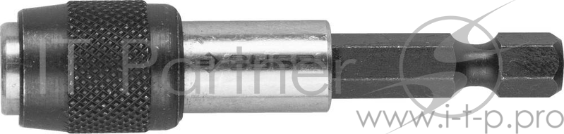 Адаптер ЗУБР ЭКСПЕРТ 26715-60 магнитный для бит фиксатор держатель для направления 60мм