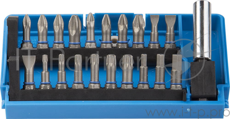 Набор бит ЗУБР ЭКСПЕРТ 26091-H21 Cr-Mo 20шт 25мм+адаптер