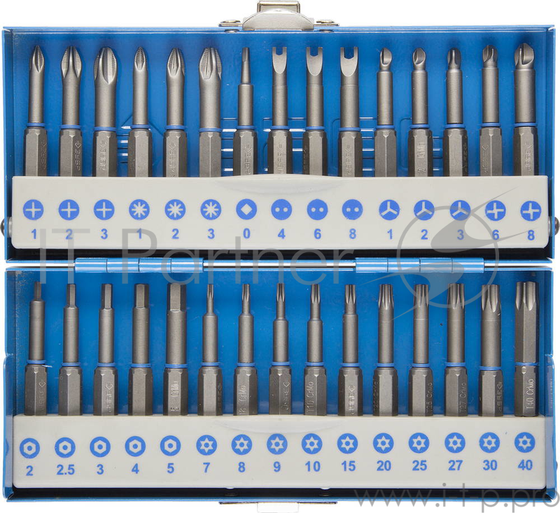 Набор бит ЗУБР ЭКСПЕРТ 26092-H30 спец.профиль обточенный CrMo 50 мм 30 шт