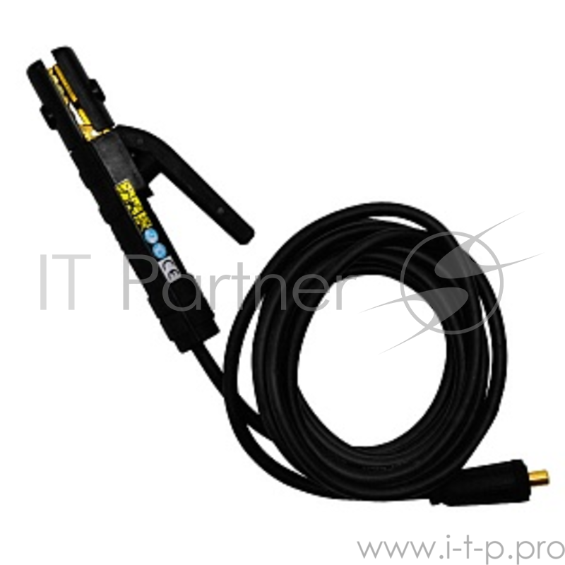 Кабель сварочный БАРС СКР-25 3м электрододержатель с кабелем в сборе медь до 250А