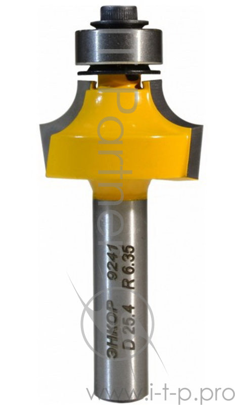 Фреза ЭНКОР 9246 кромочная калевочная ф25.4х13мм R6.3мм хв8мм