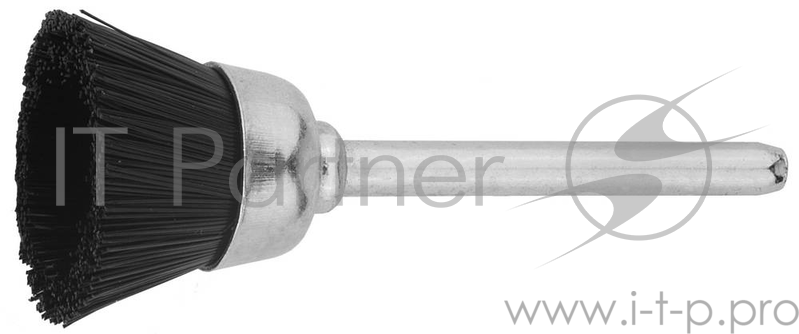 Кордщетка ЗУБР 35930 нейлоновая кистевая на шпильке d12.0x3.2мм L42.0мм 1шт.