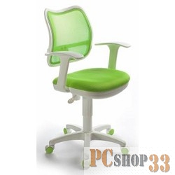 Офисное кресло или стул Бюрократ CH-W797/SD/TW-18 кресло (спинка сетка салатовый сиденье салатовый TW-18 (пластик белый))