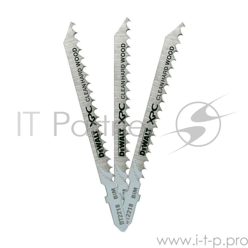 Пилка д/лобзика DEWALT DT2218-QZ п/дер.XPC 100x75x4.0x60 мм, T101DF 3шт