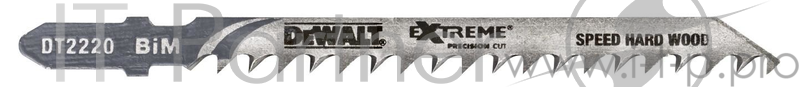 Пилка д/лобзика DEWALT DT2220-QZ п/дер.XPC BIM 100x75x4.0x60 мм, T144DF, 3шт