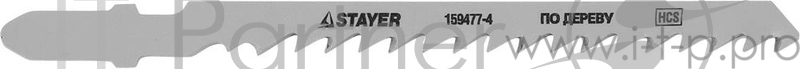 Пилки для лобзика STAYER STANDARd159477-4 HCS по дер. фанере ДСП быстрый фигурный рез EU t244d