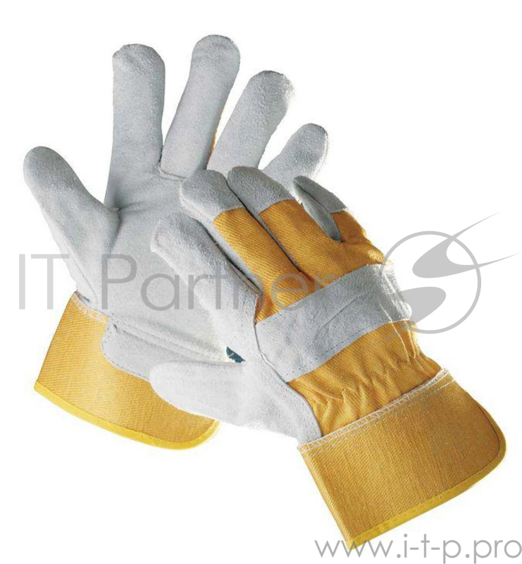 Перчатки БЕРТА 323 комбинированные спилковой кожей