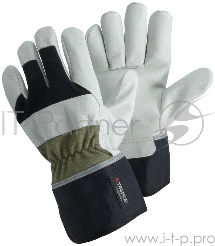 Перчатки TEGERA 90035 рабочие кожанные/комбинированные