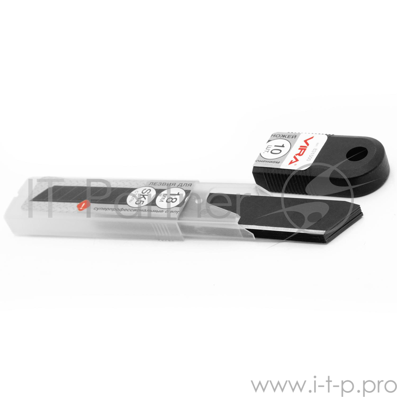 Лезвие для ножа VIRA 831495 сегментные с воронением 18мм 5шт