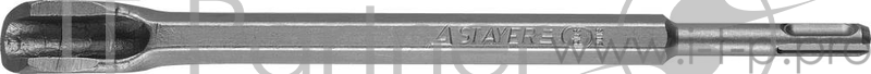 Зубило STAYER PROFESSIONAL 29357-22-250_z01 робер полукруглое для перфораторов SDS+ 22х250мм