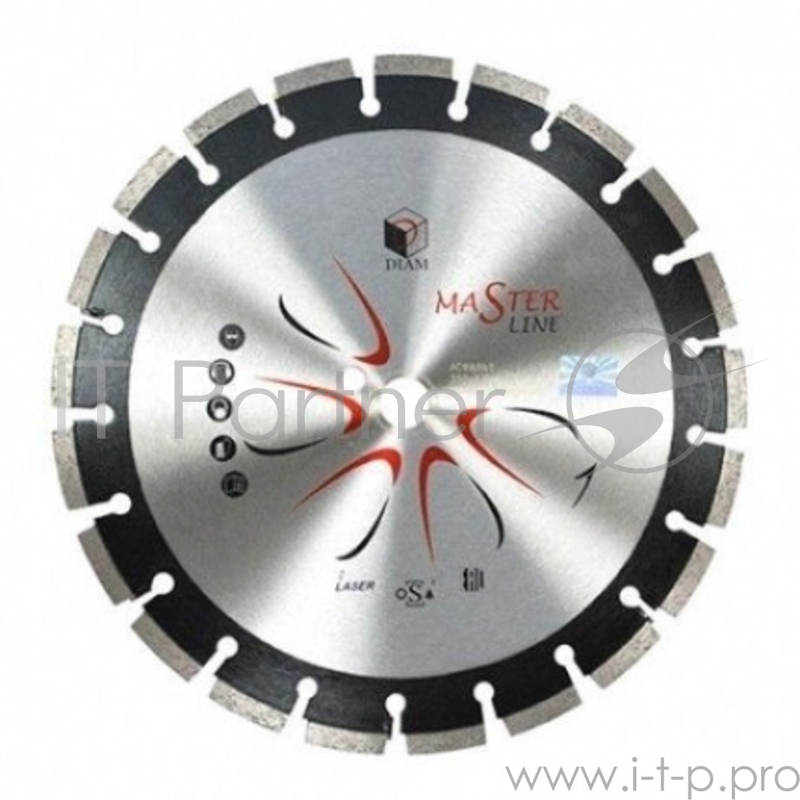 Круг алмазный DIAM Ф400x25.4мм Master Line 3.0x10мм по асфальту