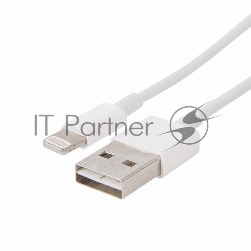 Кабель Rexant (18-0121) Кабель для iPhone 5/6/7 моделей с 2-х сторонним разъемом USB 1М белый