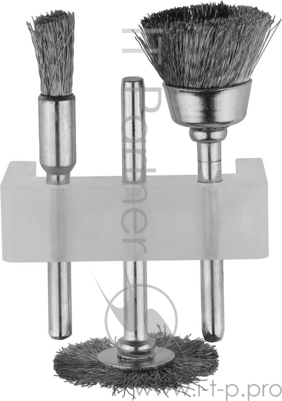 Кордщетка STAYER 29915-H3 нержавеющая сталь 3шт.