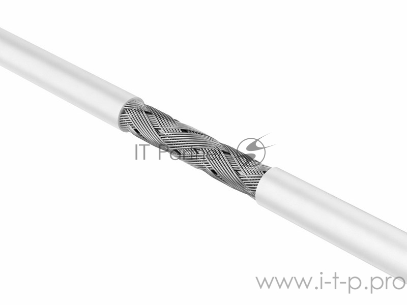 Кабель Rexant (18-0000) USB кабель для iPhone 5/6/7 моделей (чип MFI) 1М белый