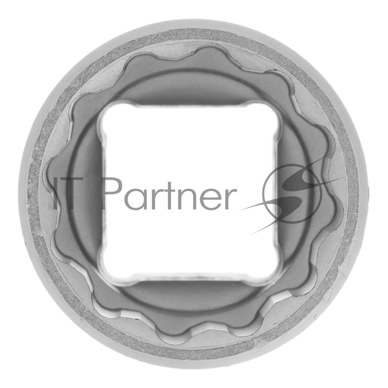 Головка MATRIX 13691 торцевая 19мм 12-гранная crv под квадрат 1/2'' хромированная