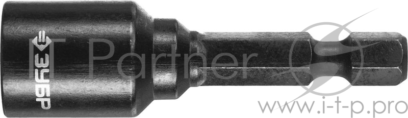 Головка ЗУБР ПРОФИ Нат-драйвер 26375-10 магнитная E 1/4'' L=50мм 10мм 1шт