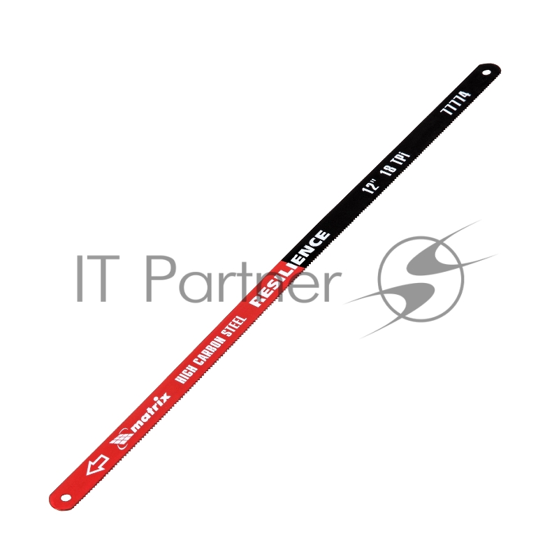 Полотно для ручной ножовки MATRIX 77774 полотна для ножовки по металлу 300мм 18tpi упругое 2шт