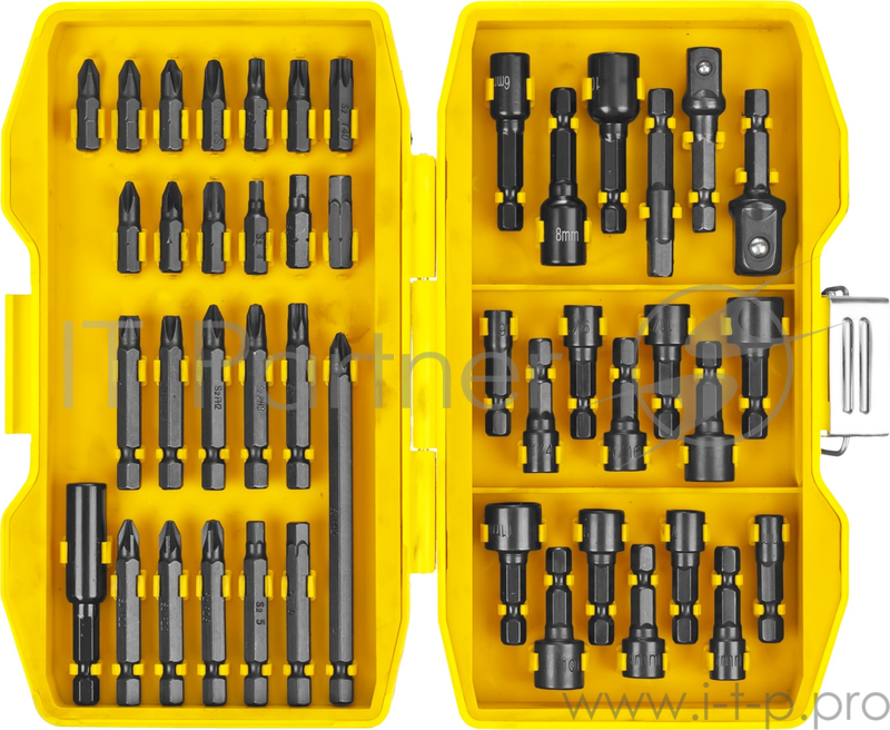 Набор STAYER PROFESSIONAL 26225-H45 BlackPro для ударного шуруповерта Сr-Mo 45шт