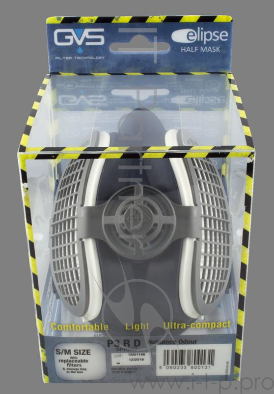 Полумаска GVS SPR501IFUC elipse p3 размер m/l