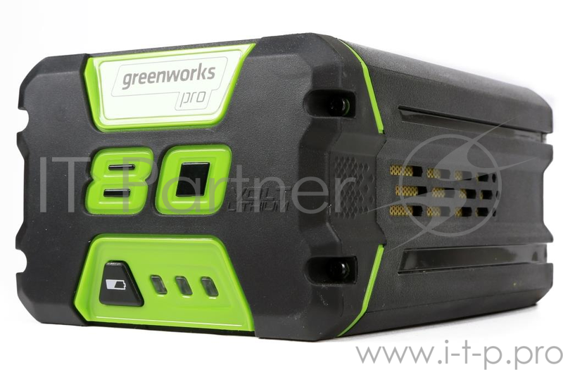 Аккумулятор GREENWORKS G80B4 (2901307) 80В 4Ач LiION (время зарядки 40 мин)